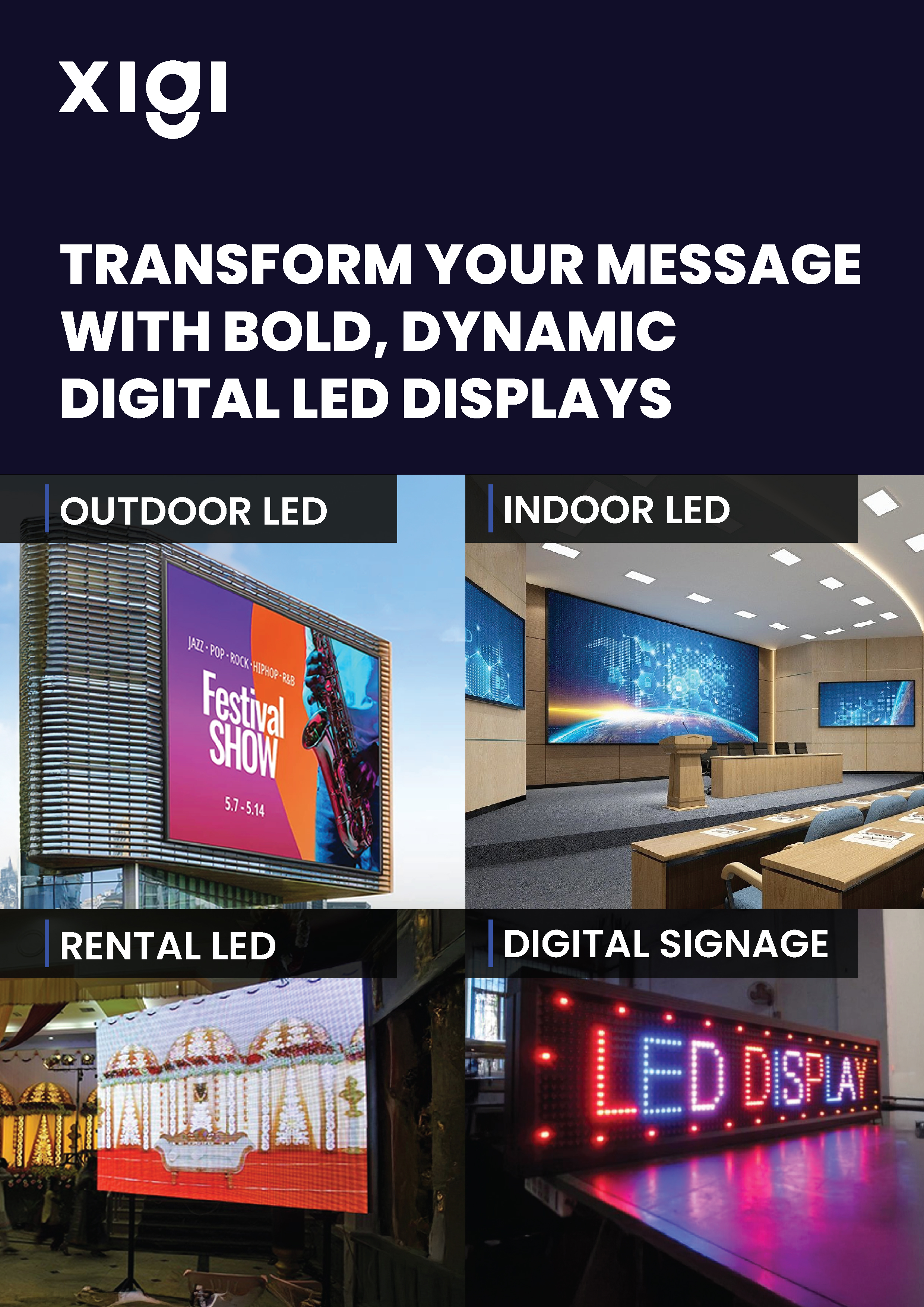 Corporate brochure cover and opening