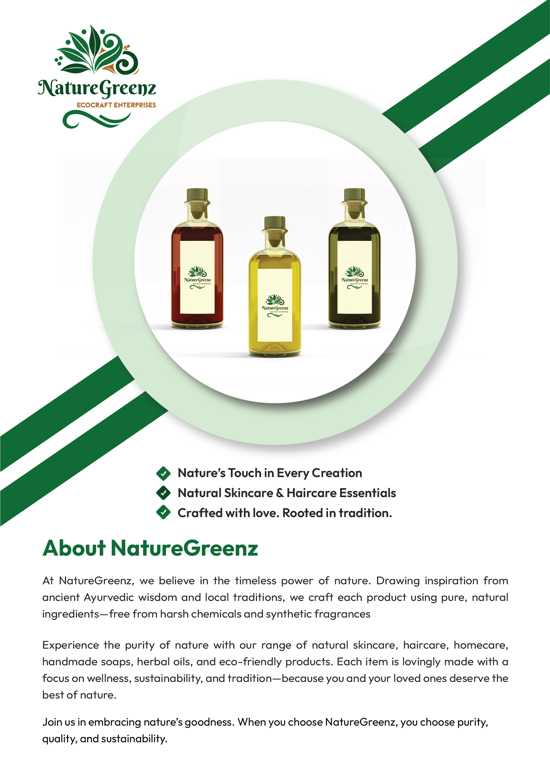NatureGreenz brochure cover