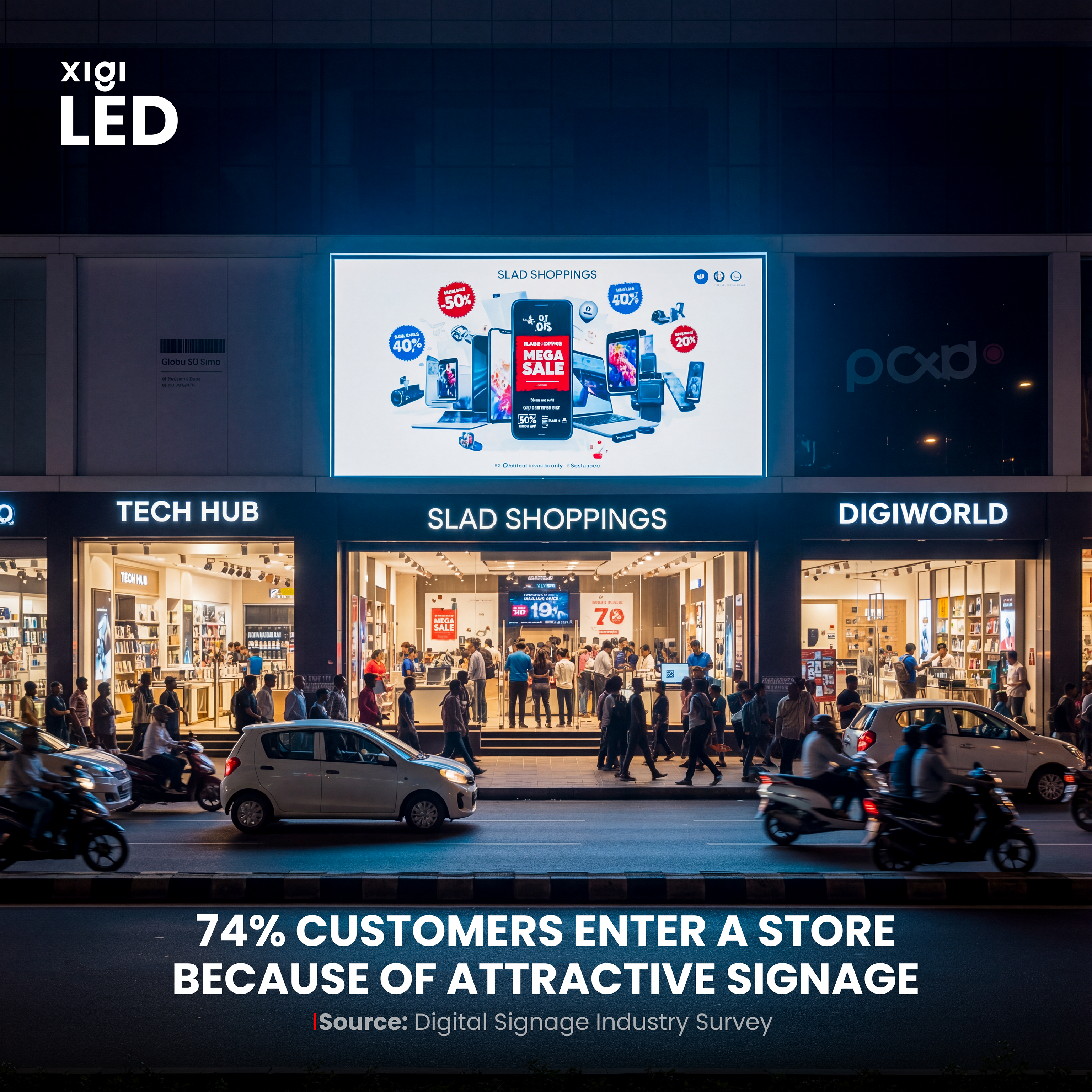 Xigi LED campaign poster 2